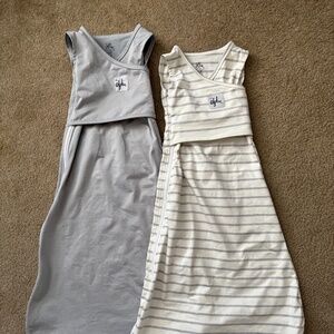 The Ollie World - Alphie Sleep Pouch (Set of 2) - Colors: Stone and Stripes